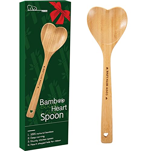 Heart Shaped Bamboo Stirring Spoon Heart Shaped Bamboo Stirring Spoon