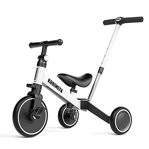 GOMO Triciclos para niños de 2 años, niños de 3 años y niños de 1 a 6 años,  bicicleta de bebé con ruedas grandes, triciclos para niños pequeños con