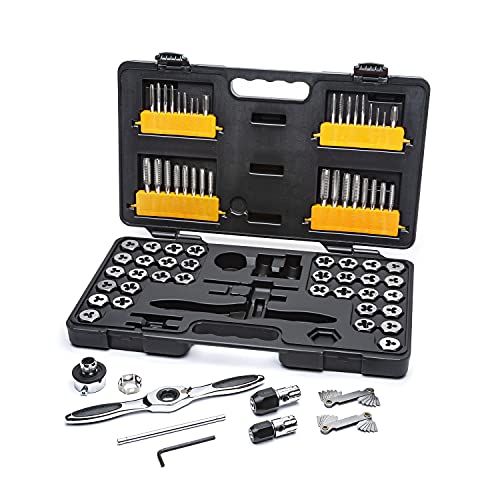 77 Piece Ratcheting Tap and Die Set