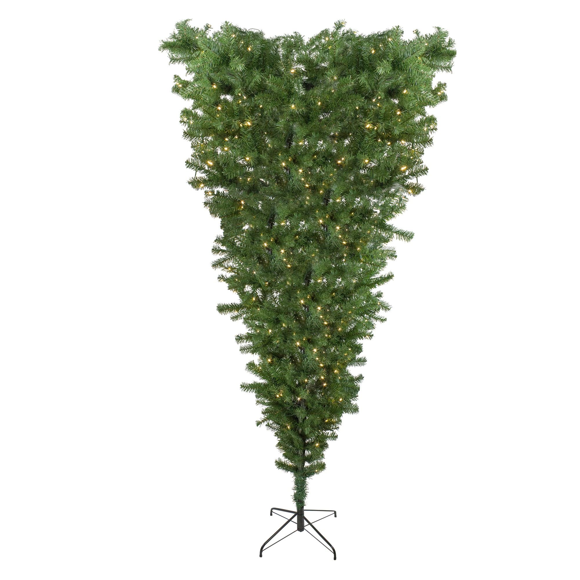 7.5 Meter Pre-Lighted Upside Down Artificial Spruce Tree