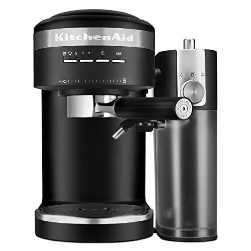 KitchenAid Semi-Automatic Espresso Machine and Automatic Milk Frother Attachment