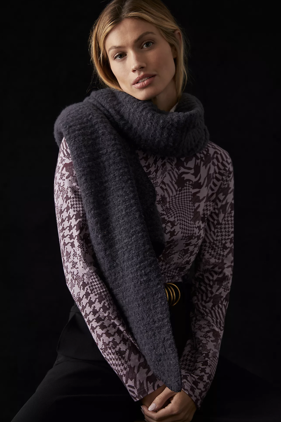 Fashion Women Soft Warm Long Scarves Female Vintage Shawl Winter Scarf  Knitting