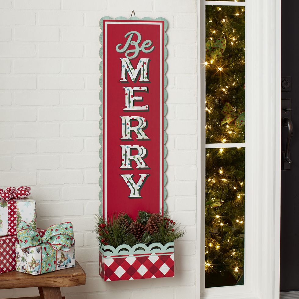 The Pioneer Woman Porch Sign, Be Merry