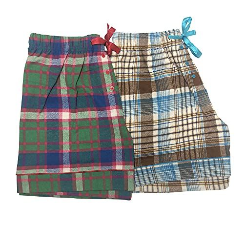 Bottoms Out Flannel Pajama Lounge Shorts 