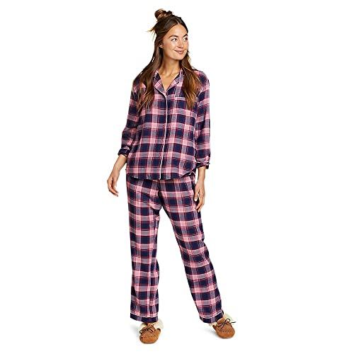 Womens 100% Cotton Lightweight Flannel Pajama Sleepwear Set – Noble Mount