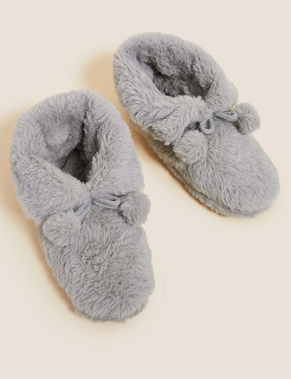 M & s womens on sale slippers