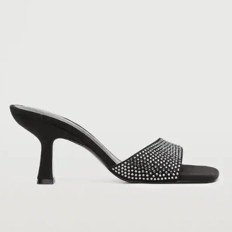 Glitter High-heeled Sandals