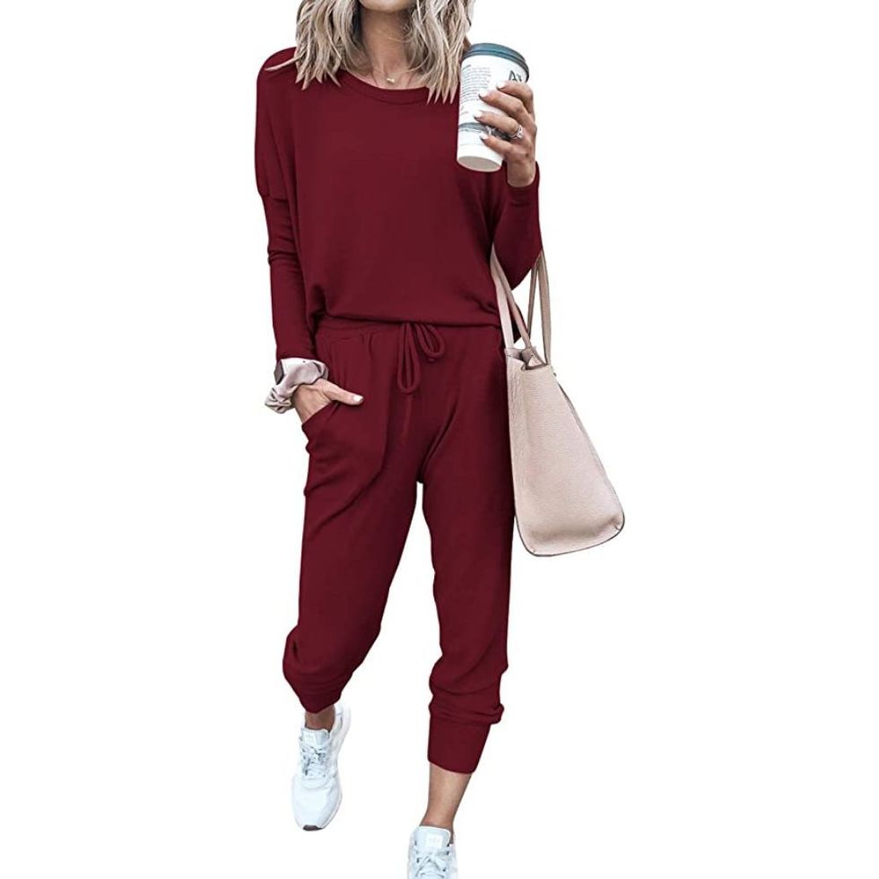 2022 Two Pieces Plus Size Oversized Outfit Long Sleeves Pullover Tracksuit  freeshipping - PRETTYGARDEN