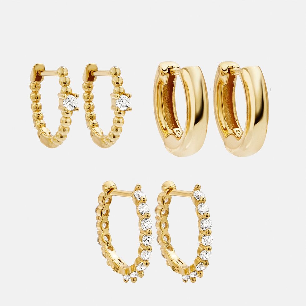 Lauren 18K Gold Earring Set