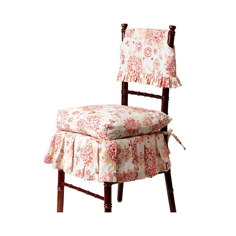 Spicy Floral Chair Slipcover