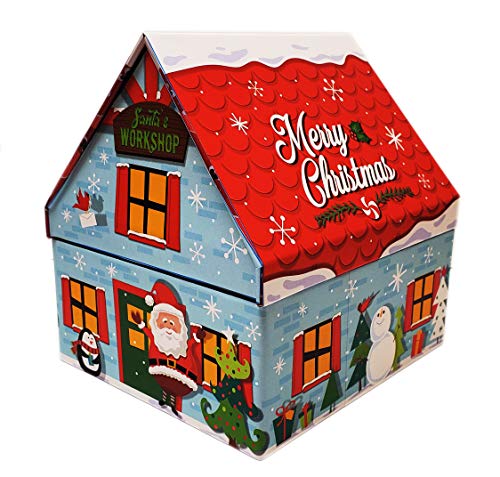 The Tin Box Company Santa's Workshop Cookie Tin