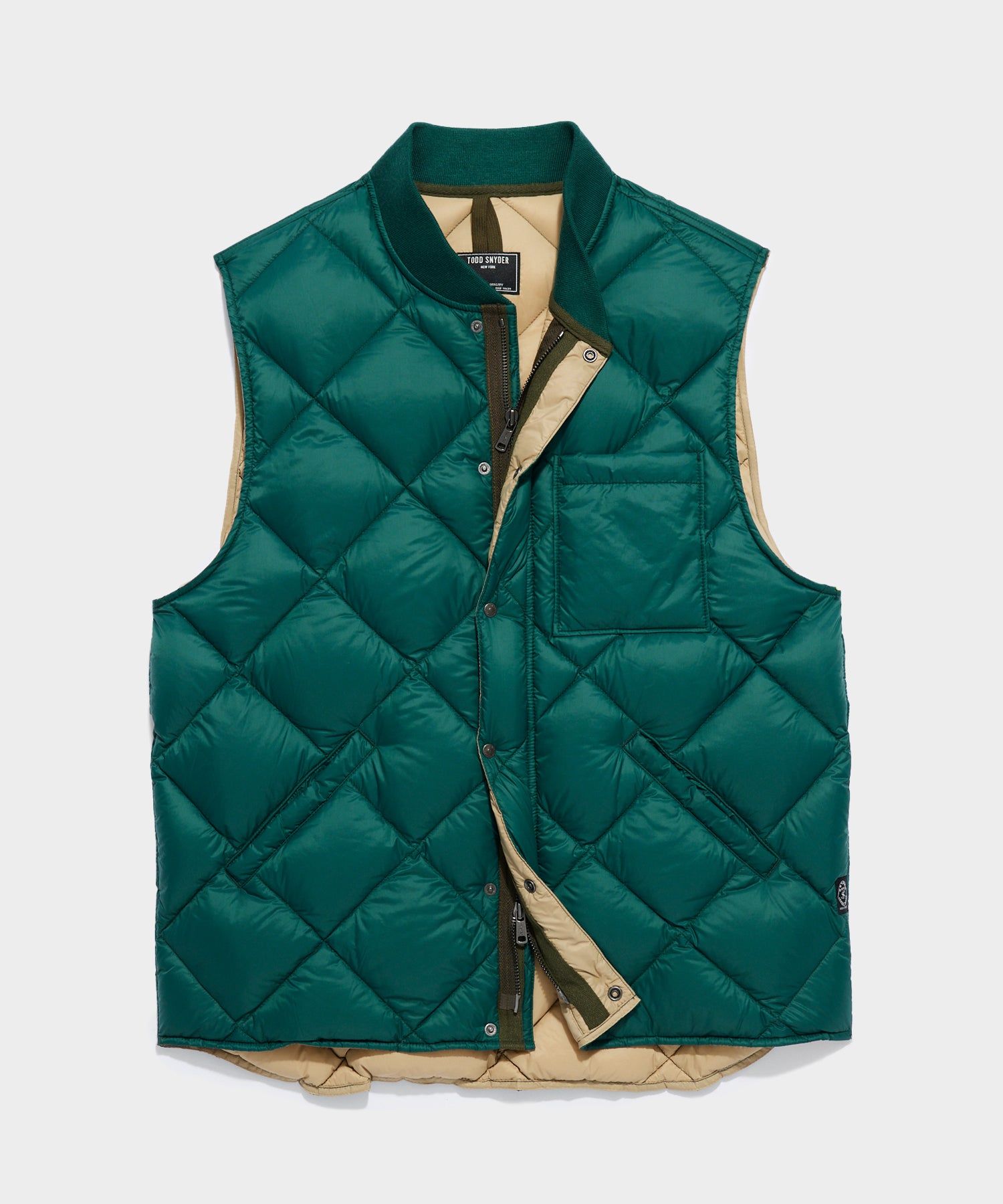 Italian Quilted Nylon Liner Vest