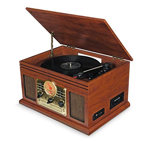 Record Player Vinyl Turntable with Speakers