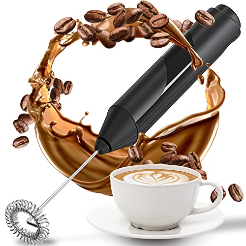 Batidor y espumador de leche eléctrico