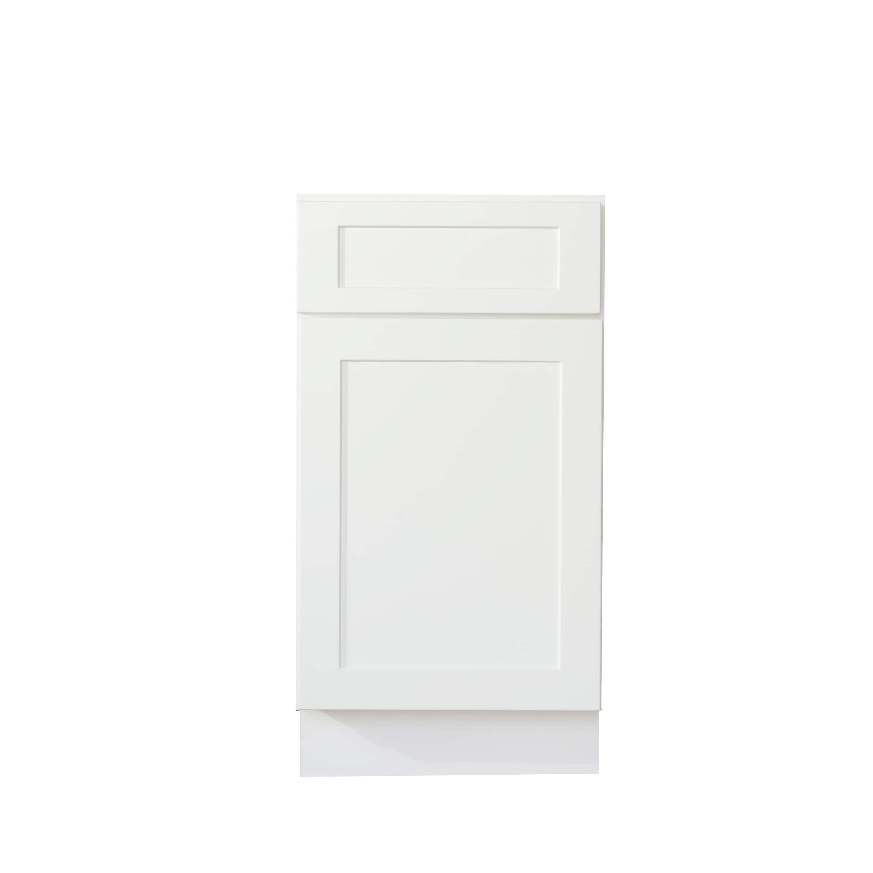 Bremen Cabinetry White Painted Birch Shaker-Style Cabinet