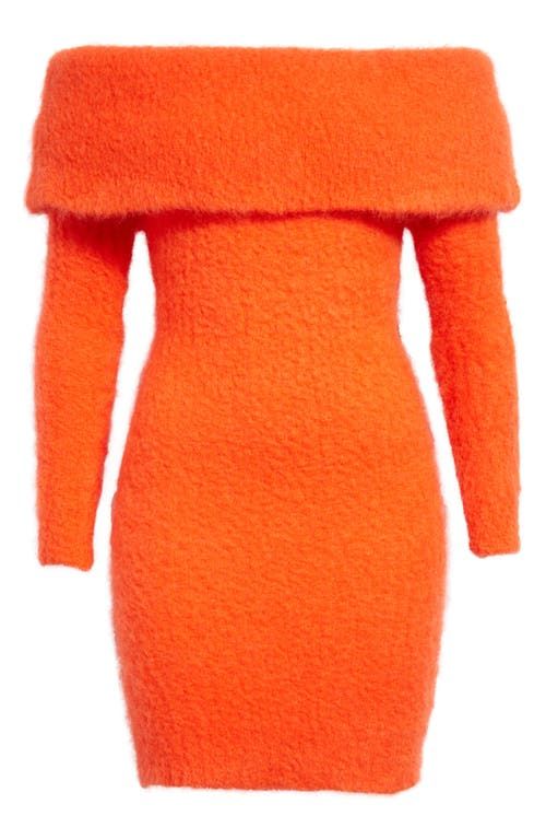 Isabel Marant Aria Off the Shoulder Sweater Dress