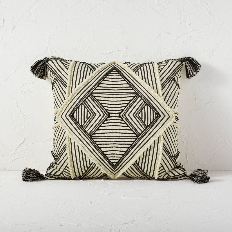 Geometric Throw Pillow 