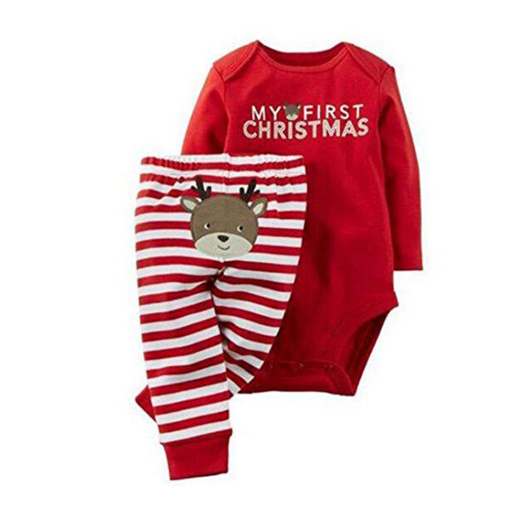 Bangely Baby's First Christmas Pajamas
