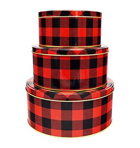 Black Duck Brand Holiday Decorative Nesting Tins