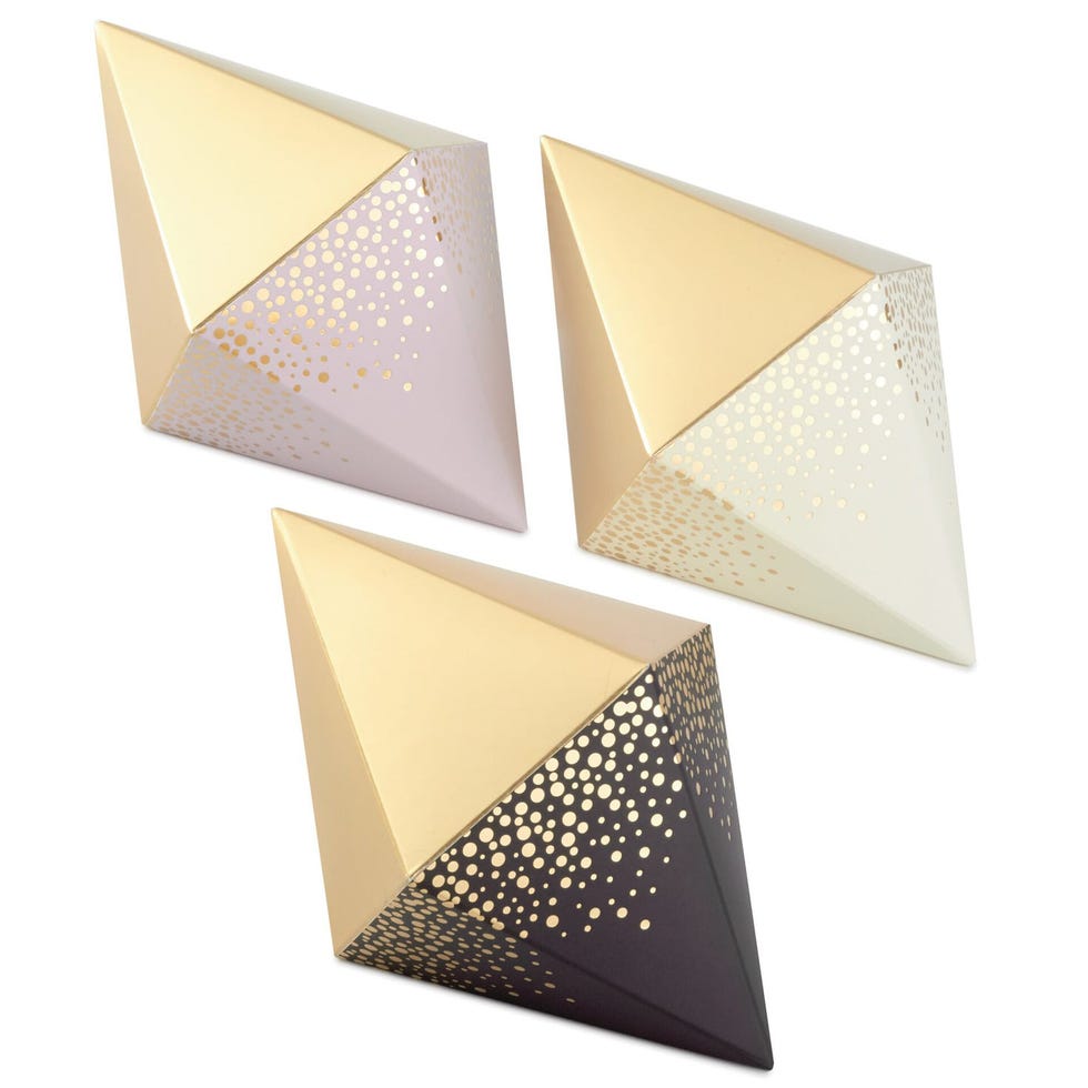 Hallmark Champagne Bubbles Prism Favor Boxes 3-Pack