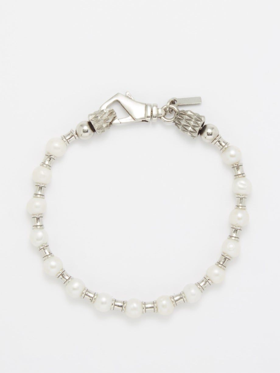 Pearl and Sterling Silver Bracelet