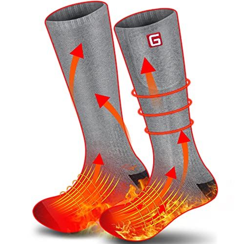 Electric Heated Socks with APP Control and 2Pcs Rechargeable