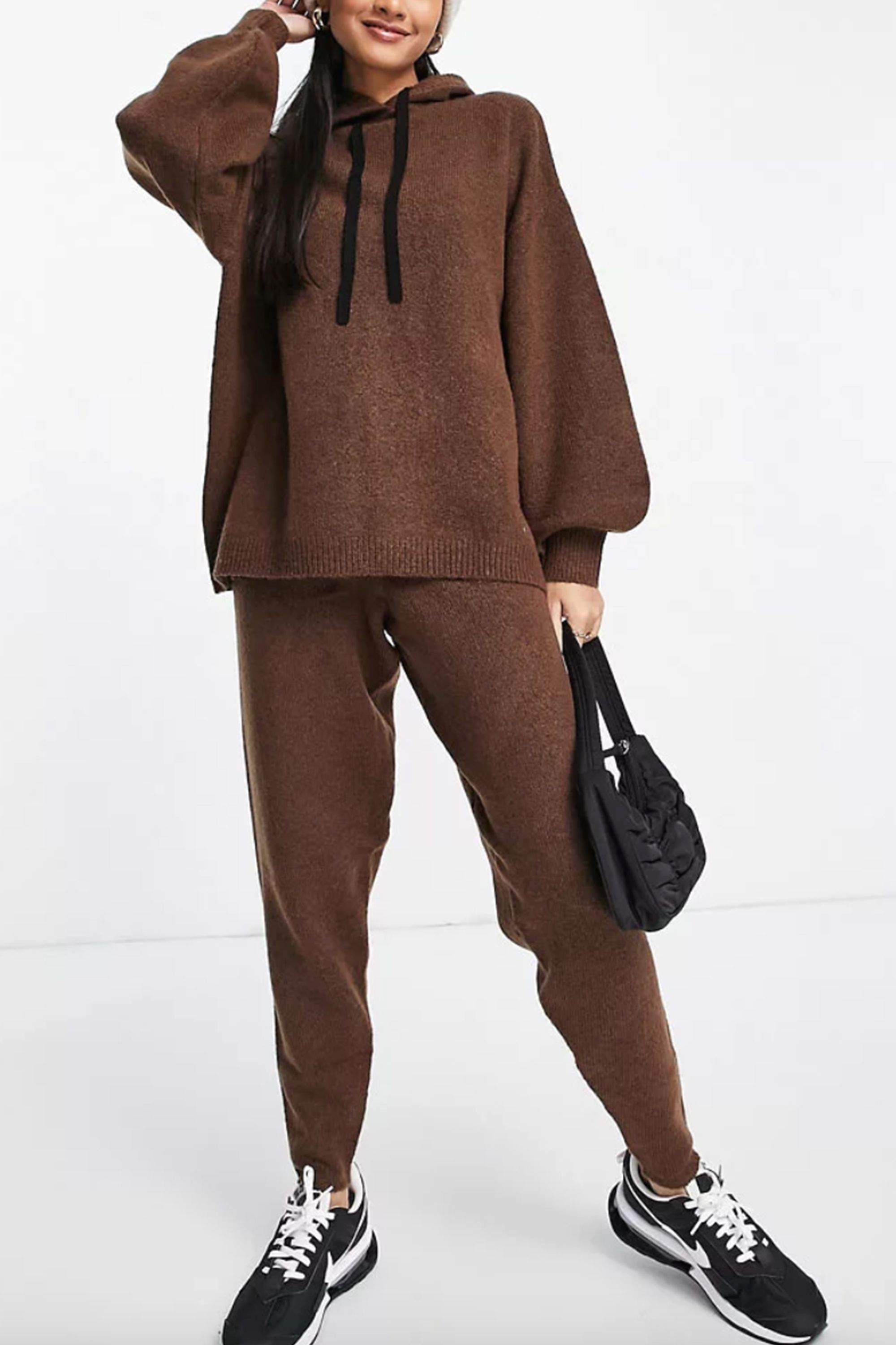 Knitted Pant + Oversized Hoodie Set 