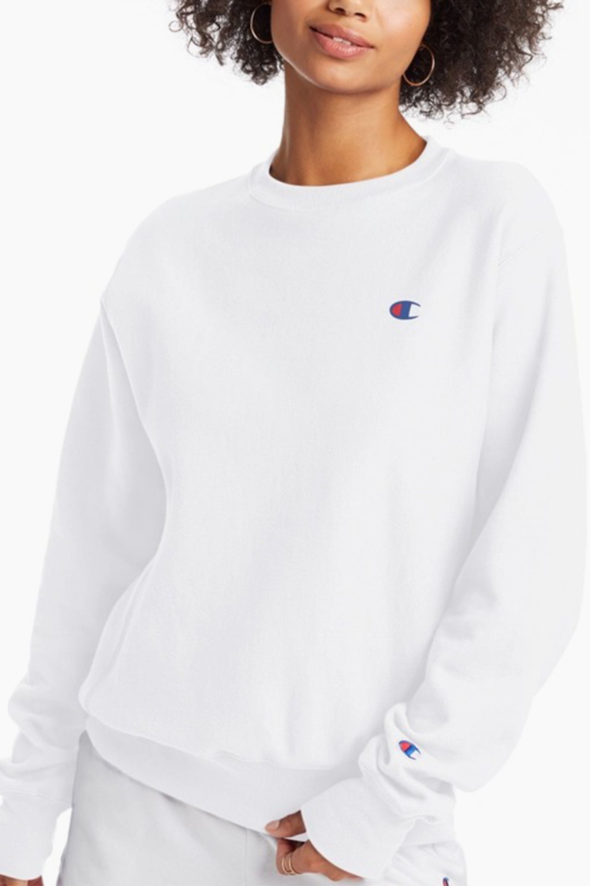 Women's champion life reverse weave boyfriend crew discount sweatshir