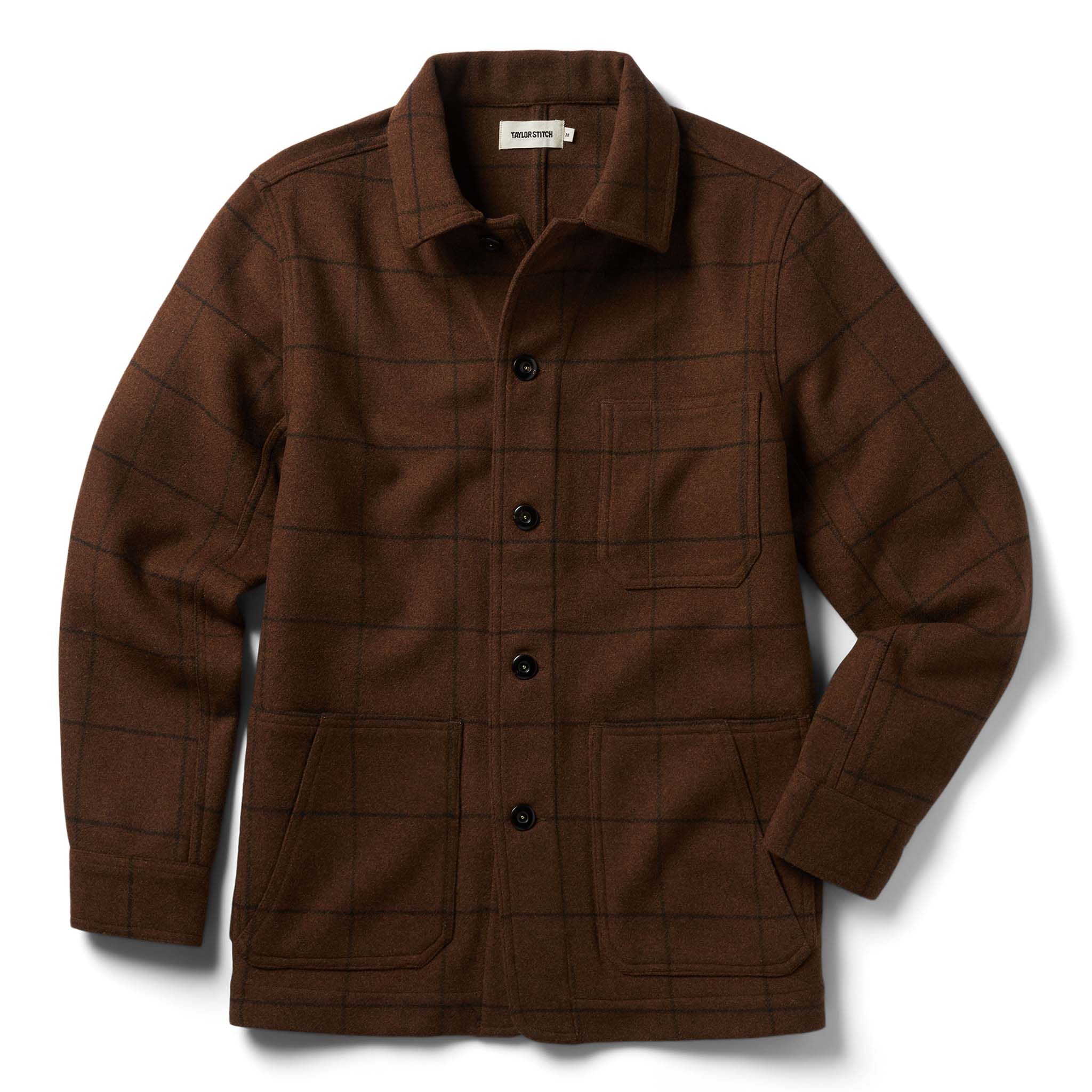 The Ojai Jacket in Ginger Check Wool