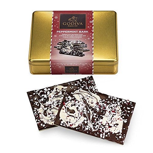Peppermint Bark Gourmet Chocolate Tin
