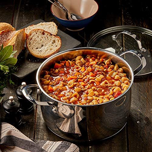 Stainless Steel 5.3 Quart Dutch Oven With Lid