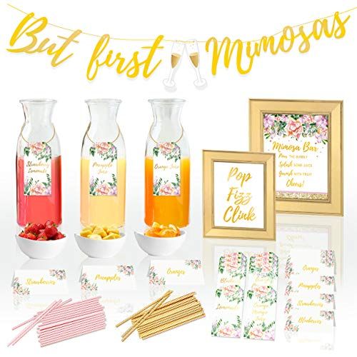 Mimosa Bar Decorations Kit 