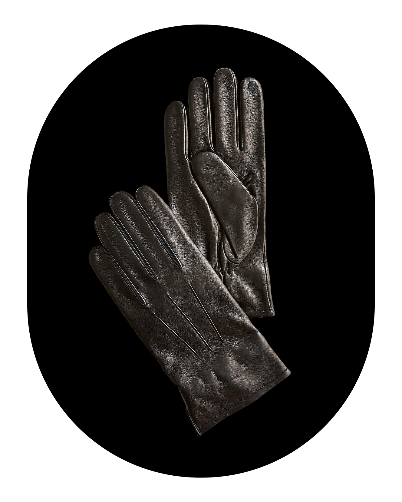 Cashmere-lined leather gloves