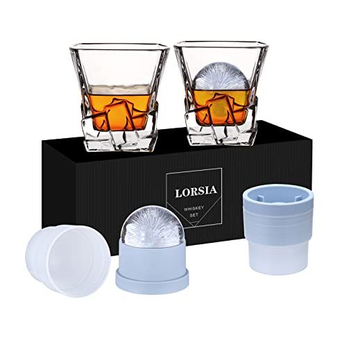Whiskey Rocks Glass Gift Box, Set of 4