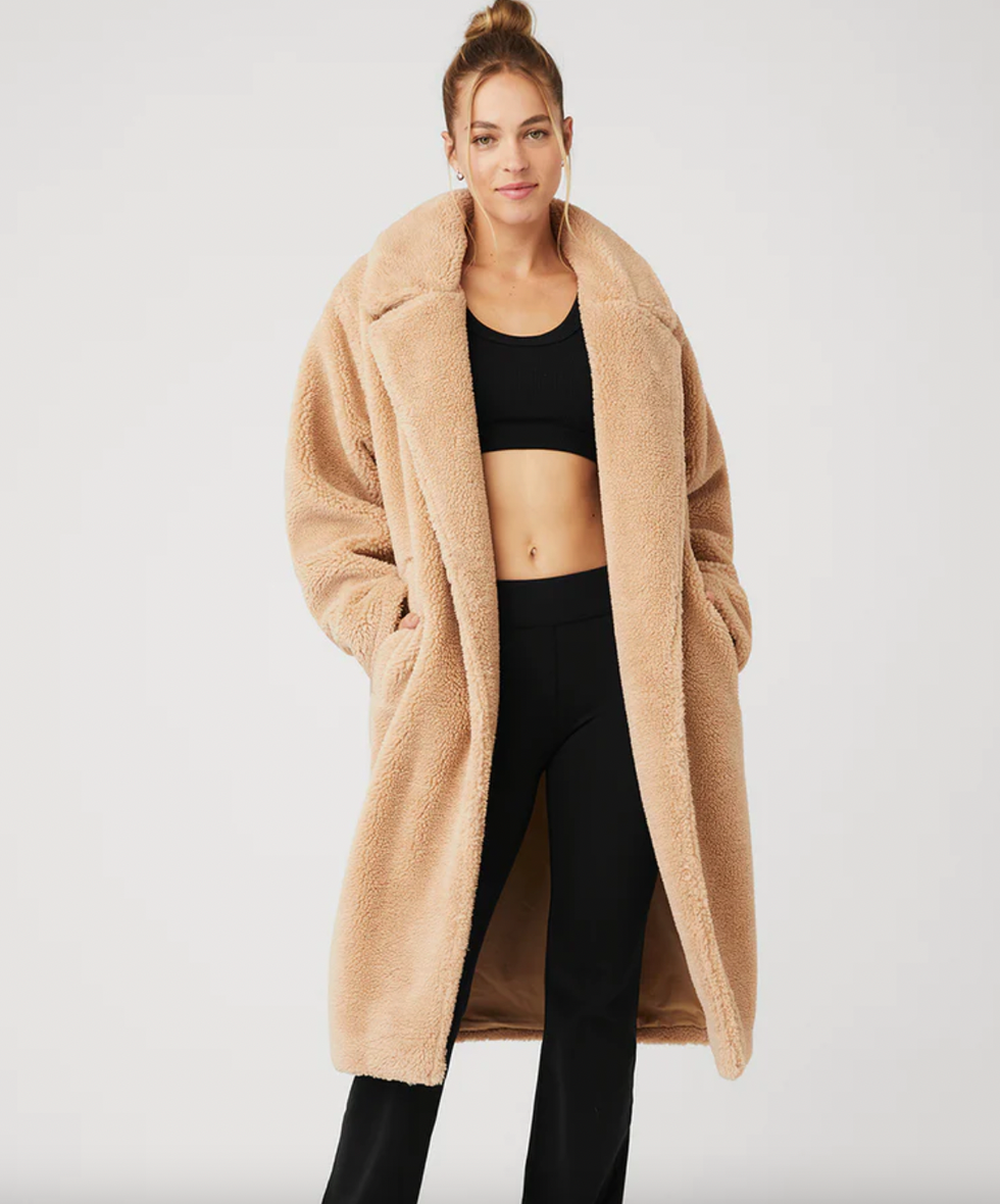 The Viral Alo Yoga Teddy Trench Coat Is Back In Stock