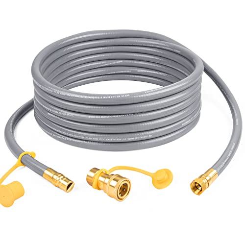 1/2-Inch Natural Gas Hose (24-Foot) with Quick Connect Fitting