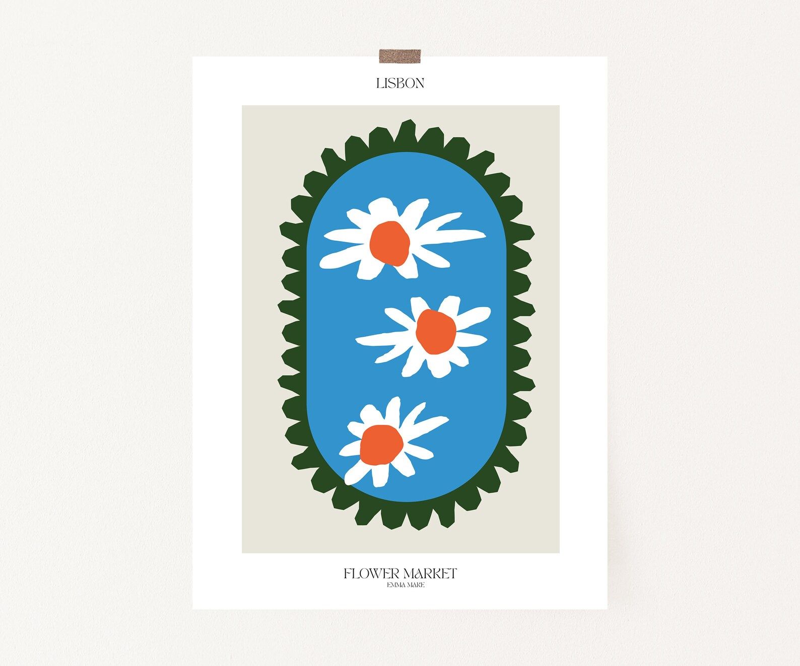 "Flower Market" Print