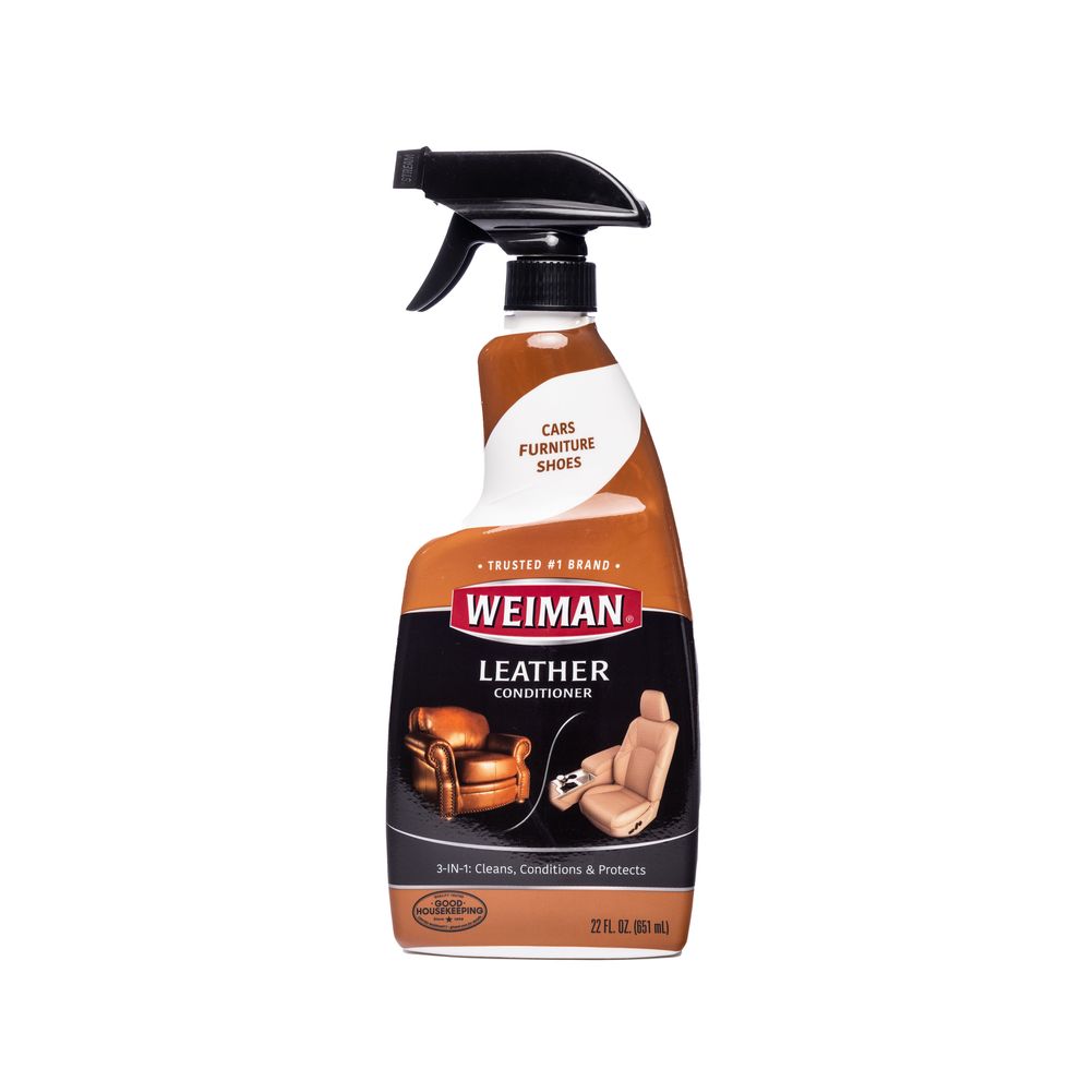  Weiman 3 in 1 Deep Leather Conditioner Cream (Microfiber Cloth)  - Restores Leather Surfaces - Use on Leather Furniture, Car Seats, Shoes,  Bags, Jackets, Saddles : Automotive