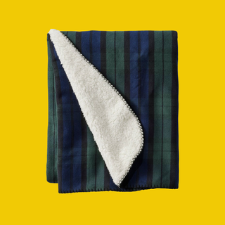 L.L.Bean Flannel Sherpa Throw L.L.Bean Flannel Sherpa Throw