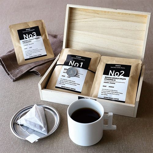 「ボンズ ローストコーヒー」BONDS COFFEE BAG 3種8袋