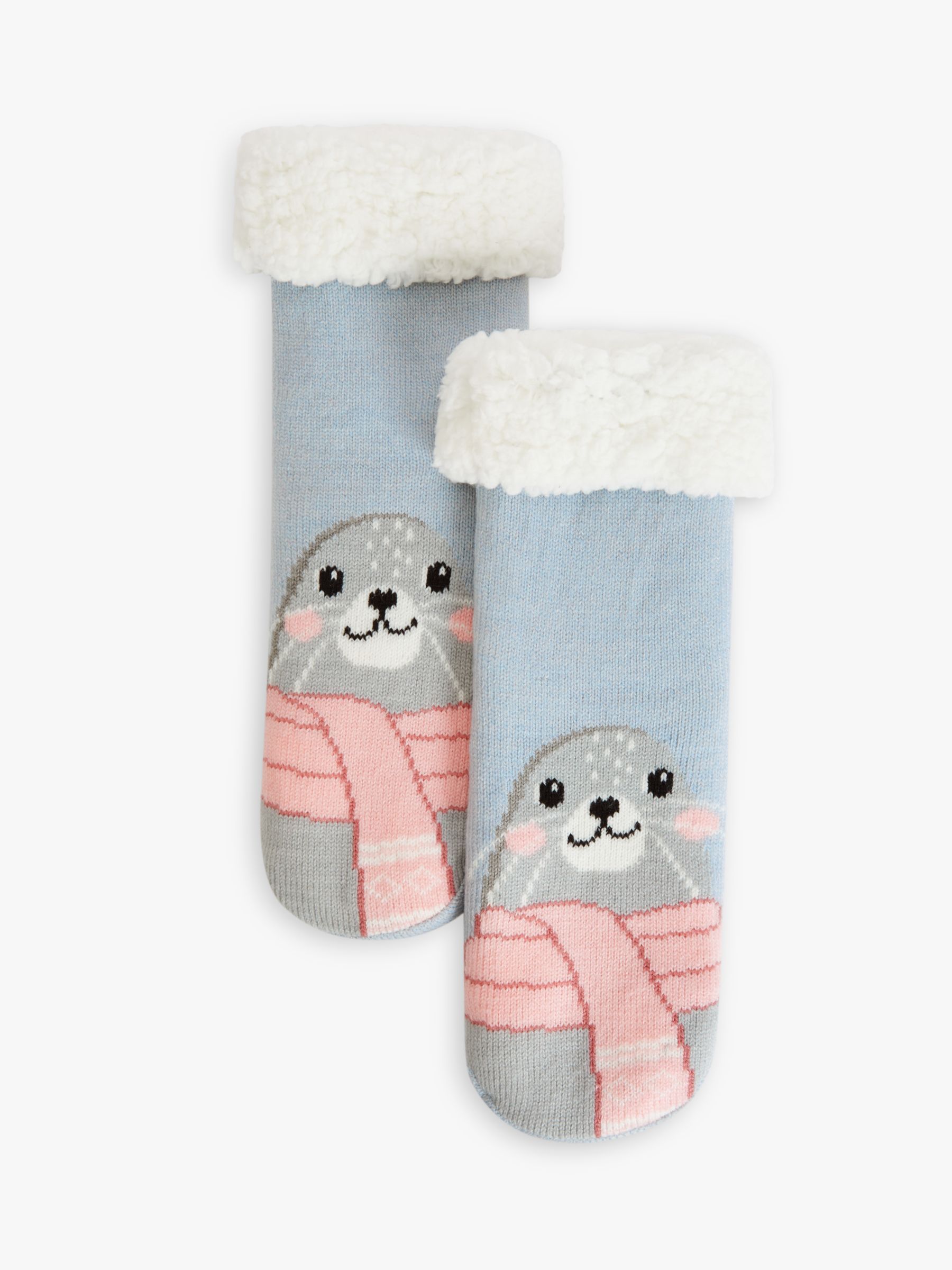 Girls Boys Slipper Socks Fuzzy Thick Warm Heavy Fleece