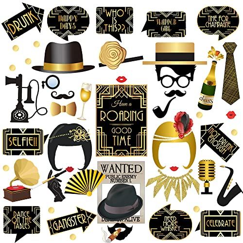 Roaring 20s Photo Booth Props