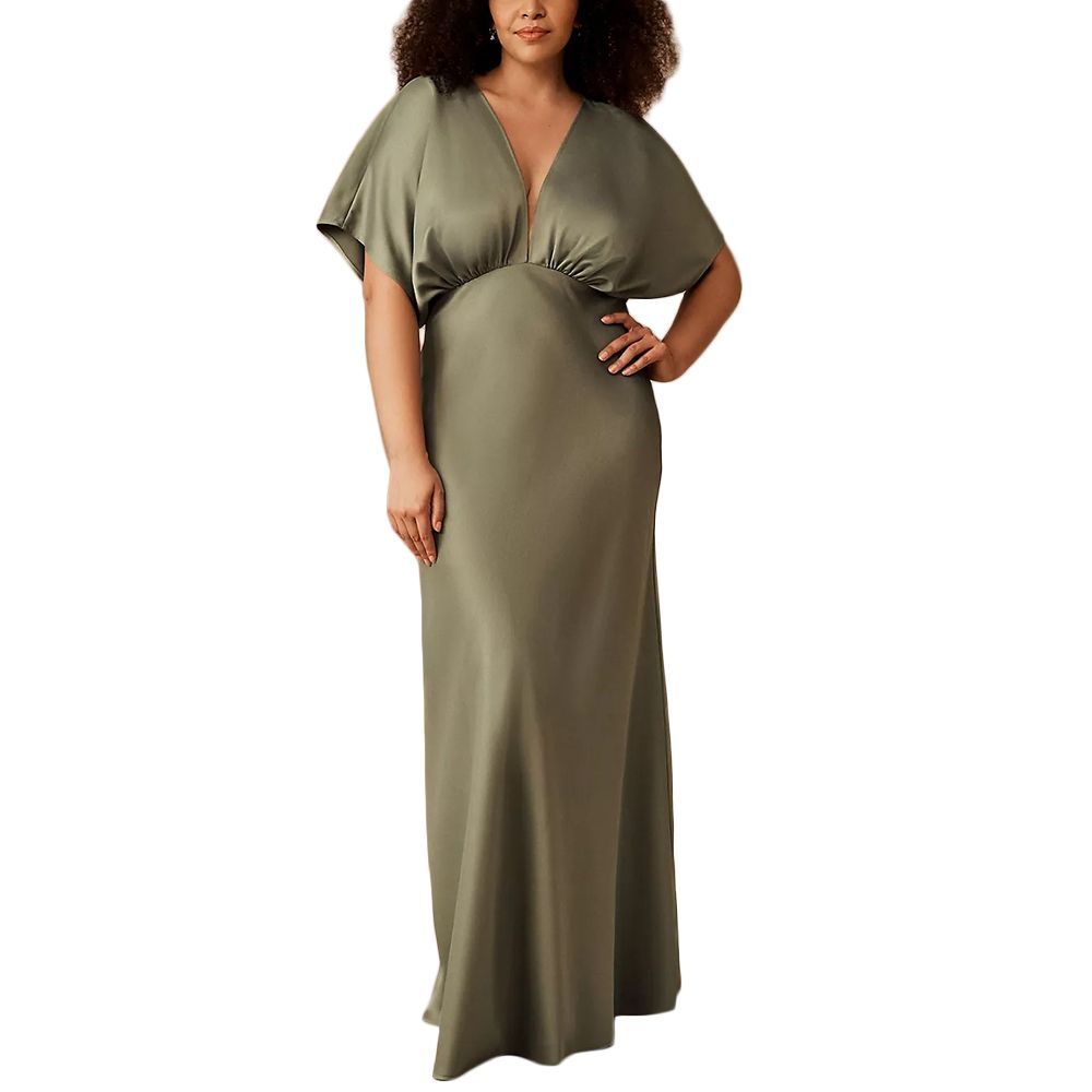 Leila Satin Charmeuse Dress