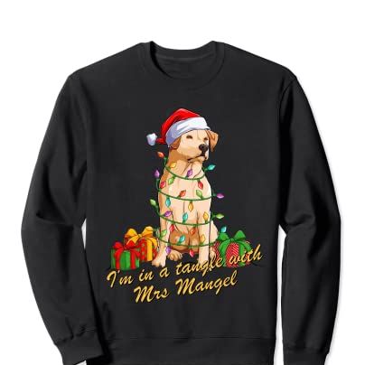 Bouncer in a Tangle with Mrs Mangel Christmas Sweatshirt