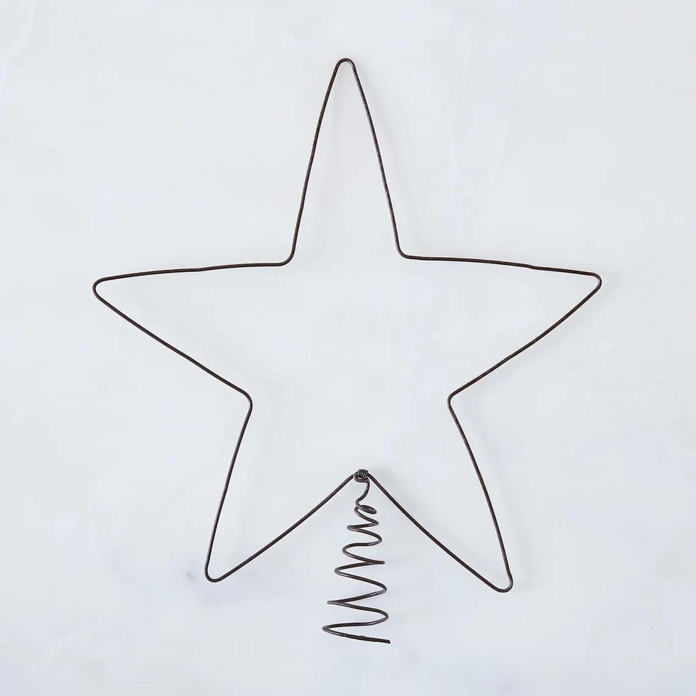 Oversized Wire Star Tree Topper