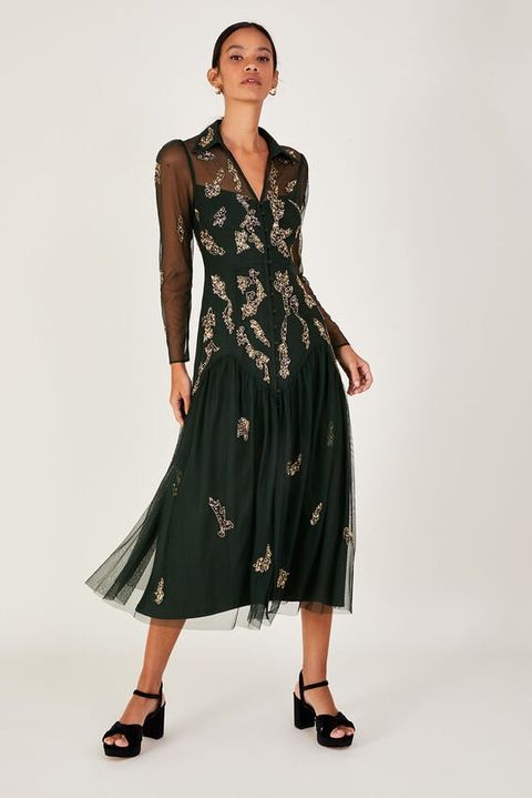 Susanna Reid wears elegant embellished costume from Monsoon.