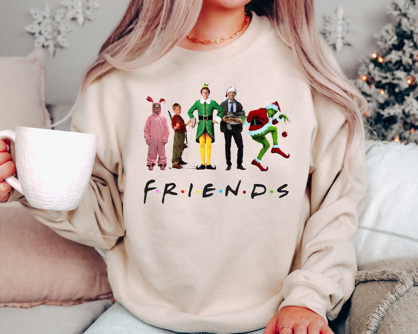 Christmas "Friends" Sweater