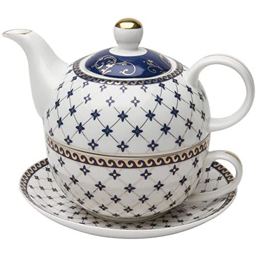 Porcelain 4-Piece Tea For One 