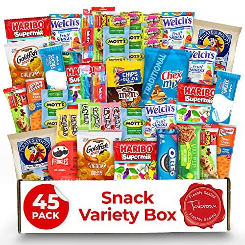 Snack Box 45 Pcs Candy Variety Pack 