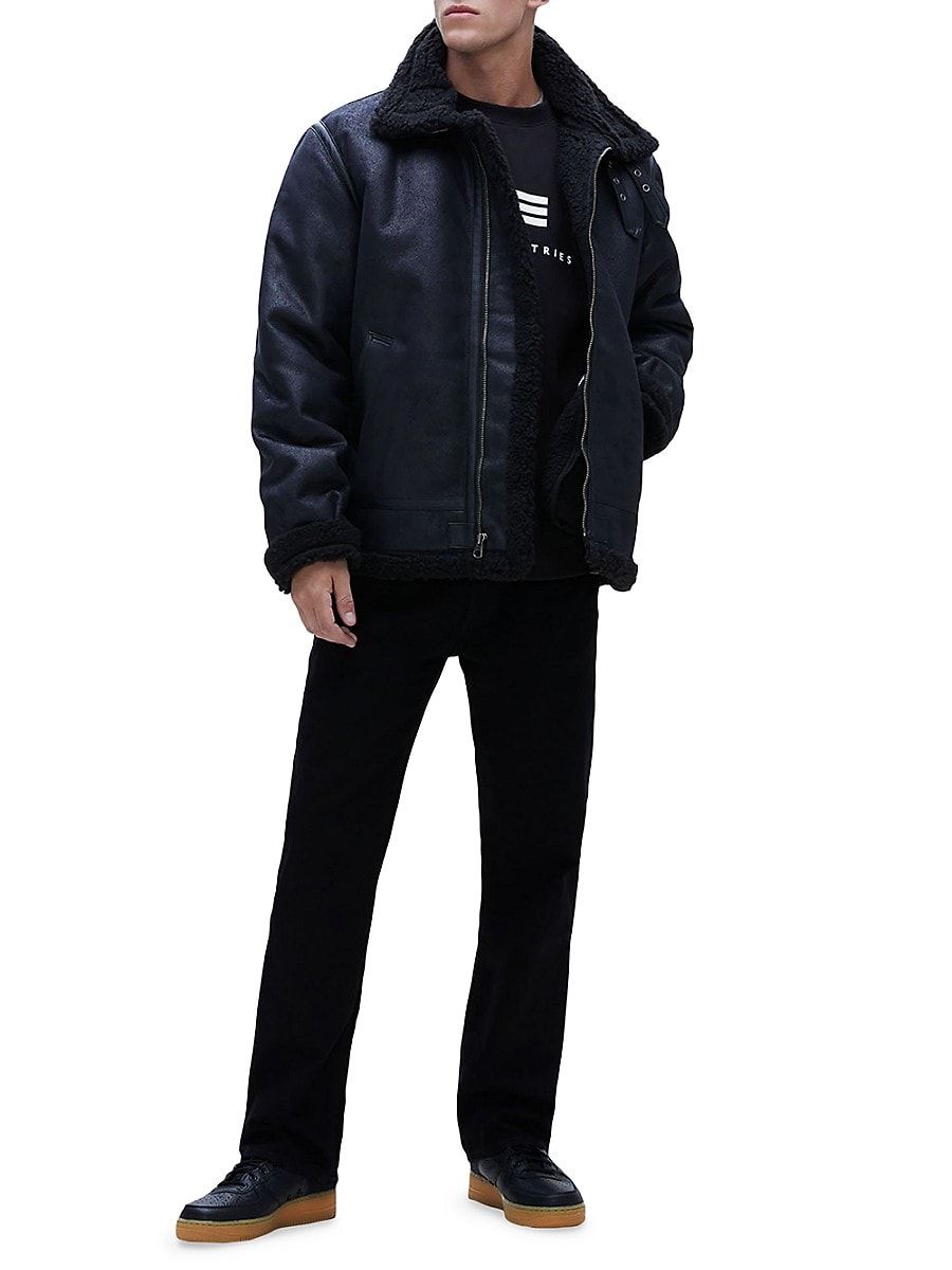 B-3 Faux Leather Jacket